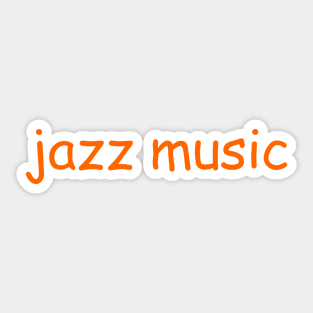 Jazz Music Sticker